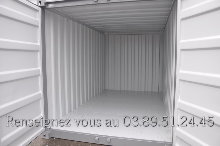 Conteneur stockage gris