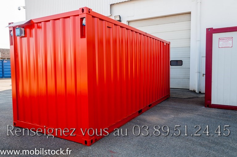 Conteneur phytosanitaire 20' ATEX orange