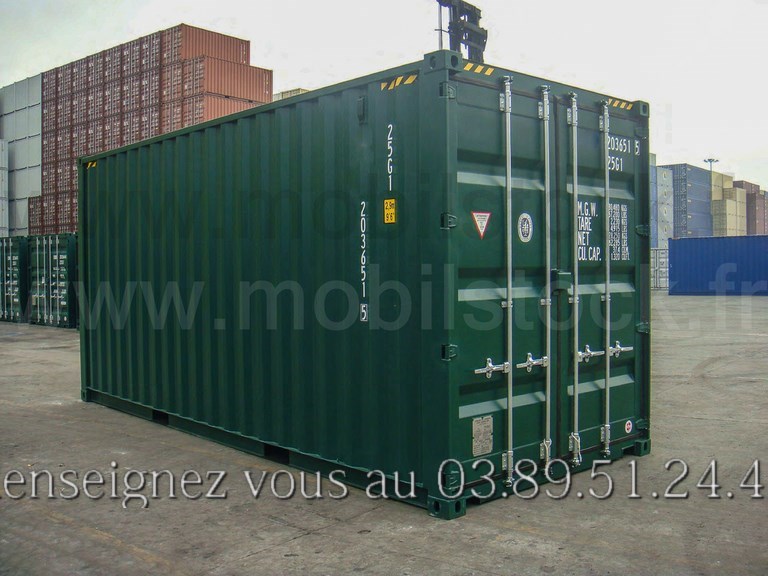 Conteneur maritime high cube 