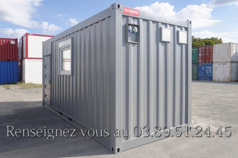 Conteneurs 20' high cube portes coulissantes