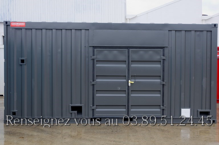 Conteneur 20' high cube 2 portes