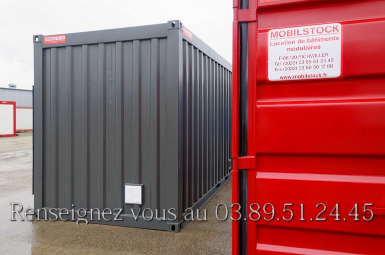 Conteneur 20' high cube 2 portes