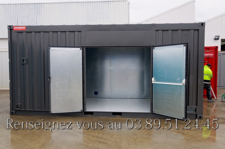 Conteneur 20' high cube 2 portes