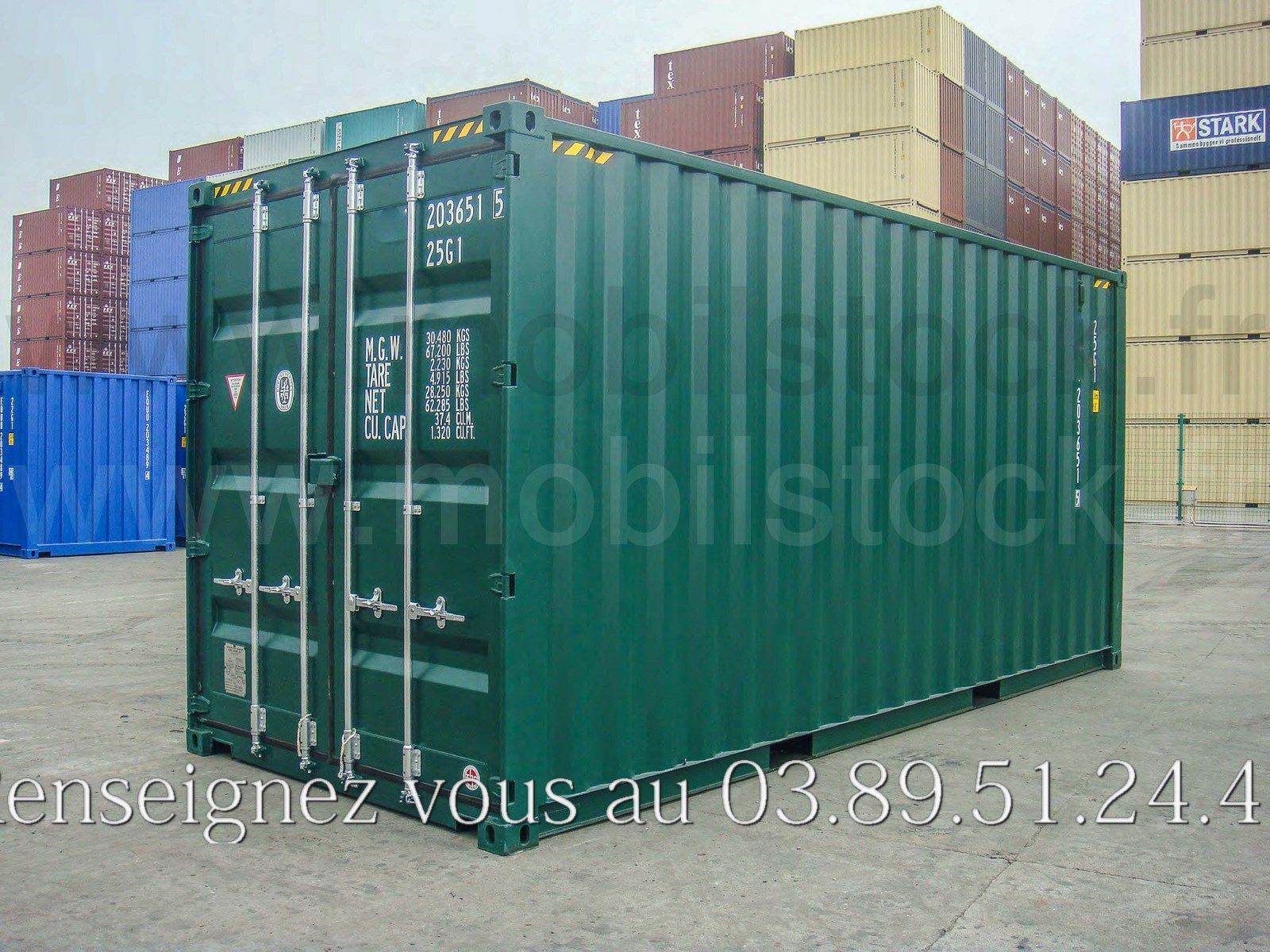 Conteneur 20' High Cube Mobilstock Conteneur 20' High Cube Mobilstock